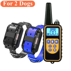 Electric Dog Training Collar - Waterproof Anti-Bark Device with Remote Control for All Dog Sizes