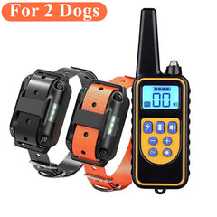 Electric Dog Training Collar - Waterproof Anti-Bark Device with Remote Control for All Dog Sizes