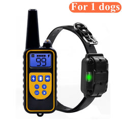 Electric Dog Training Collar - Waterproof Anti-Bark Device with Remote Control for All Dog Sizes