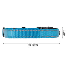 Reflective Nylon Dog Collars with Quick Release Buckle for Small Dogs