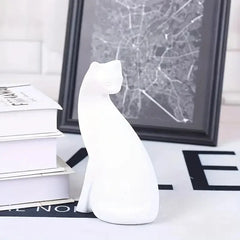 Resin Couples Cat Statues – Creative Wedding Gift & Home Decor Sculpture