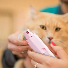 Rechargeable Cat & Dog Nail Grinder - Low Noise & Vibration Pet Grooming Tool