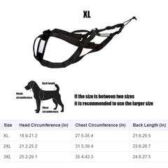Sled Dog Sledge Reflective Harness for Mushing & Training