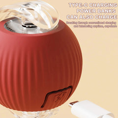 Electric Toy Cat Interactive Ball - Automatic Rolling Rechargeable Anti-Depression Pet Toy