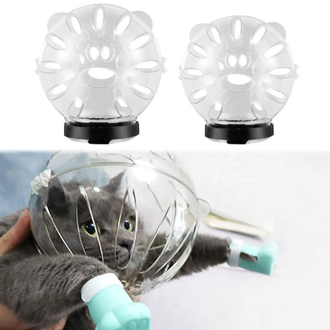 Anti-Bite Cat Hood with Paw Cover & Boots – Breathable, Reusable, Portable Clear Helmet