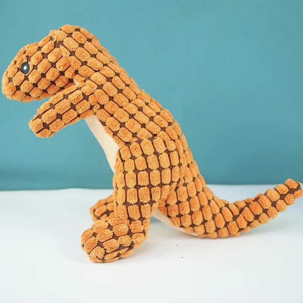 Interactive Cartoon Alligator Shape Dog Chew Toy – Plush Sound Toy for Teeth Grinding & Training