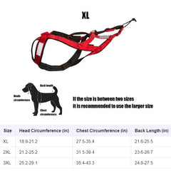Sled Dog Sledge Reflective Harness for Mushing & Training