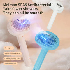 Cat Steam Brush Rechargeable Massage Grooming Brush for Dogs & Cats