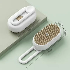 Cat Dog Pet Spray Massage Brush - One Button Steam Spray Hair Removal Comb