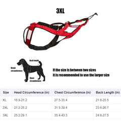 Sled Dog Sledge Reflective Harness for Mushing & Training