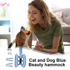 Dog Sling for Nail Trimming, Pet Grooming Hammock with Security Strap
