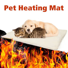 Pet Heating Pad for Dogs & Cats – Auto-Heating Blanket, Thermal Body Heat Reflecting Cushion 60x45cm
