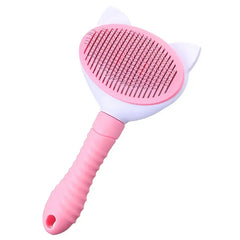 Pet Comb Self-Cleaning Grooming Brush for Dogs & Cats