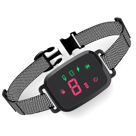 Smart Anti-Barking Dog Collar - Rechargeable, Waterproof, HD Display