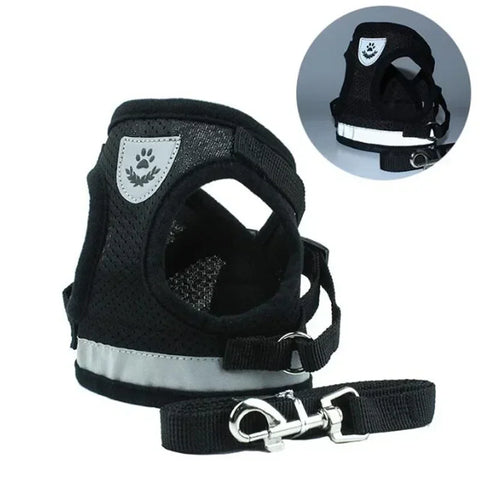 Adjustable Mesh Vest Dog Harness