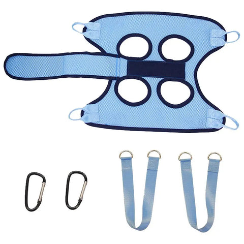 Dog Sling for Nail Trimming, Pet Grooming Hammock with Security Strap