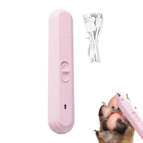 Rechargeable Cat & Dog Nail Grinder - Low Noise & Vibration Pet Grooming Tool