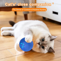 Smart Cat Rolling Ball Toy - Rechargeable, Automatic, Bite-Resistant, USB Charging