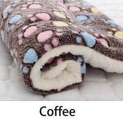 Flannel Pet Sleeping Mat Dog Bed & Cat Litter Blanket - Cozy Cushion for Small & Large Dogs