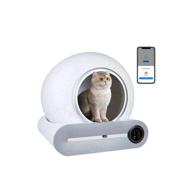Tonepie 65L Automatic Smart Cat Litter Box – Self-Cleaning & Fully Enclosed