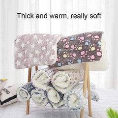 Flannel Pet Sleeping Mat Dog Bed & Cat Litter Blanket - Cozy Cushion for Small & Large Dogs