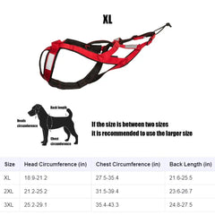 Sled Dog Sledge Reflective Harness for Mushing & Training