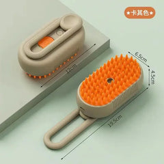 Cat Dog Pet Spray Massage Brush - One Button Steam Spray Hair Removal Comb
