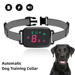 Smart Anti-Barking Dog Collar - Rechargeable, Waterproof, HD Display