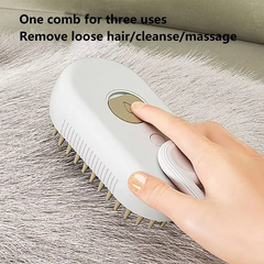 Cat Dog Pet Spray Massage Brush - One Button Steam Spray Hair Removal Comb