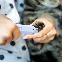 Rechargeable Cat & Dog Nail Grinder - Low Noise & Vibration Pet Grooming Tool