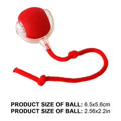 Electric Toy Cat Interactive Ball - Automatic Rolling Rechargeable Anti-Depression Pet Toy
