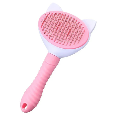 Pet Comb Self-Cleaning Grooming Brush for Dogs & Cats