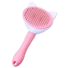 Pet Comb Self-Cleaning Grooming Brush for Dogs & Cats
