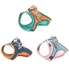Cat Harness Leash Set with Reflective Strip for Kittens & Small Dogs