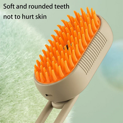 Cat Dog Pet Spray Massage Brush - One Button Steam Spray Hair Removal Comb