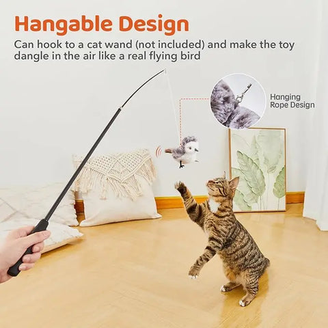 Cat Toys Flapping Bird - Catnip Kicker Toy for All Breeds