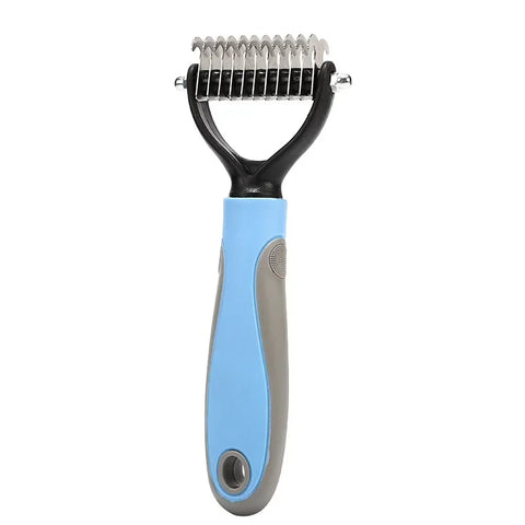 Pets Fur Knot Cutter & Shedding Comb for Dog & Cat Grooming