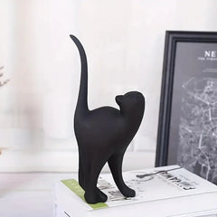 Resin Couples Cat Statues – Creative Wedding Gift & Home Decor Sculpture