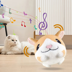 Electronic Pet Dog Toy - Music Vibration Bouncing Jump Ball for Dogs & Cats